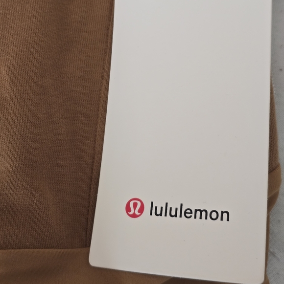 NWT Lululemon Heavyweight Cotton T-Shirt Bodysuit Back Cutout Camel Size S - Picture 10 of 15